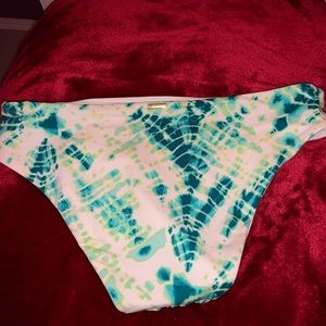 Tie dye Victoria’s Secret swim bottoms